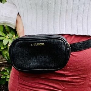 Steve Madden pebble grain belt bag.
